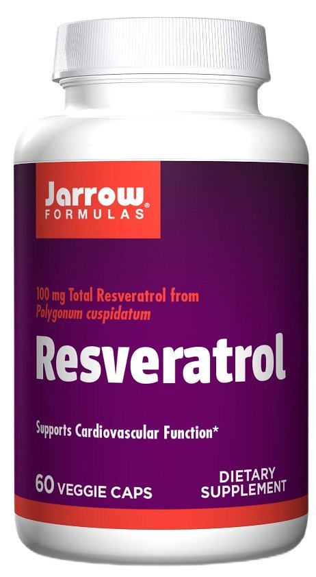 Jarrow Formulas, Resveratrol, 100mg - 60 vcaps