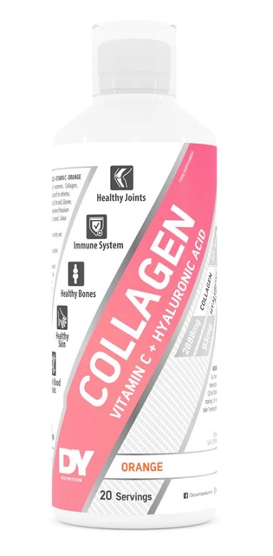 Dorian Yates, Liquid Collagen + Vitamin C + Hyaluronic acid, Orange - 500 ml.