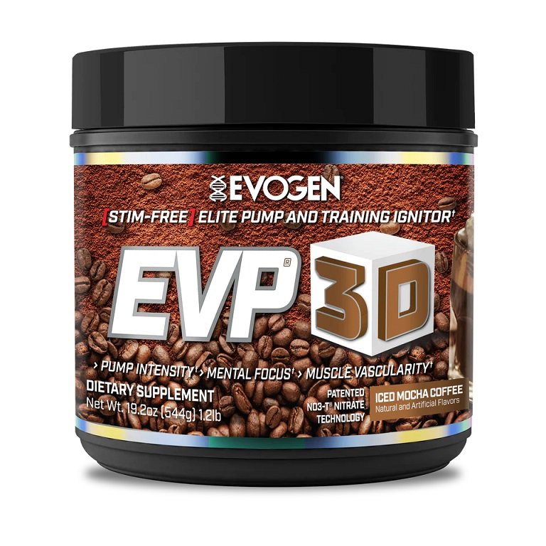 Evogen, EVP 3D, Iced Mocha Coffee - 544g