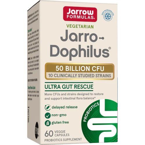 Jarrow Formulas, Jarro-Dophilus Ultra Gut Rescue, 50 Billion CFU - 60 vcaps