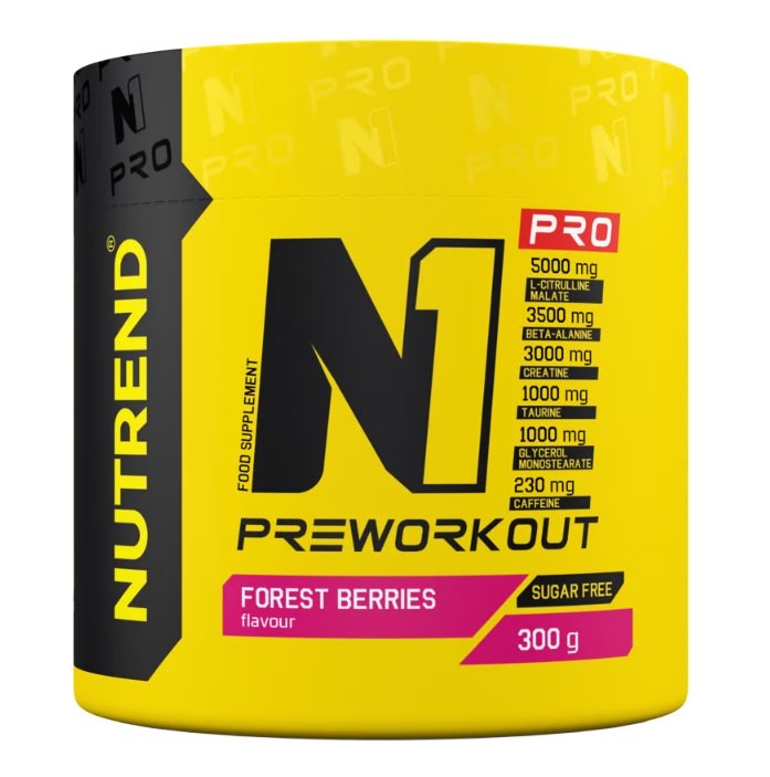 Nutrend, N1 Pro Pre-Workout, Forest Berries - 300g