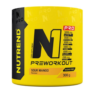 Nutrend, N1 Pro Pre-Workout, saure Mango – 300 g