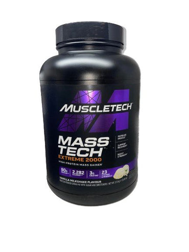 MuscleTech, Mass-Tech Extreme 2000, Vanilla Milkshake - 2720g