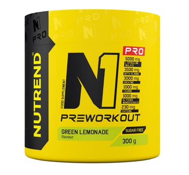 Nutrend, N1 Pro Pre-Workout, grüne Limonade – 300 g