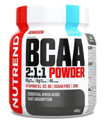 Nutrend, BCAA 2:1:1 Powder, Icy Blue Raspberry - 400g