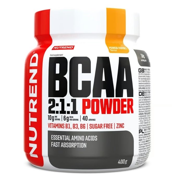 Nutrend, BCAA 2:1:1 Powder, Mango Sorbet - 400g