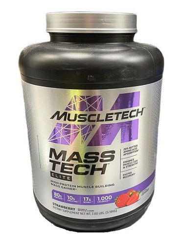 MuscleTech, Mass-Tech Elite, Strawberry - 3180g