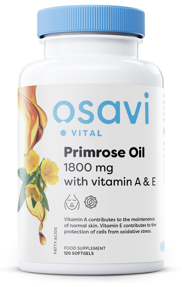 Osavi, Primrose Oil with Vitamin A & E, 1800mg - 120 softgels