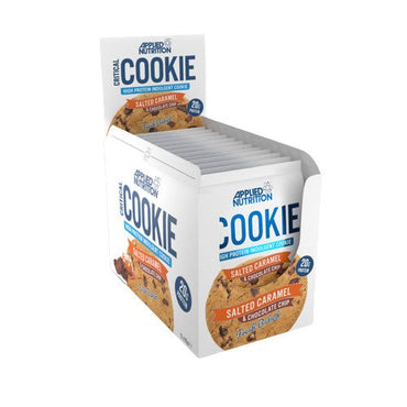 Applied Nutrition, Critical Cookie, Salted Caramel & Chocolate Chip - 12 x 85g