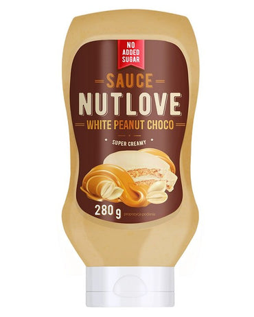Allnutrition, Nutlove Sauce, White Peanut Choco - 280 ml.