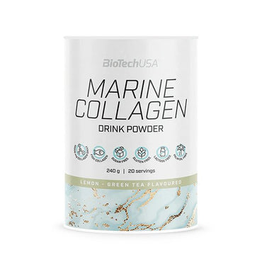 BioTechUSA, Marine Collagen, Lemon-Green Tea - 240g