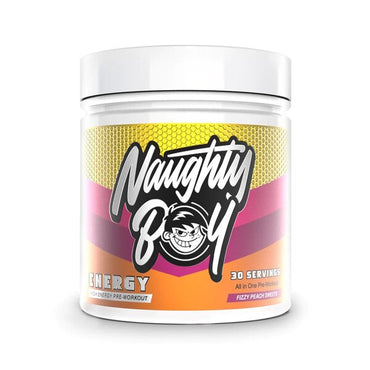 Naughty Boy, Energy, Fizzy Peach Sweets - 390g