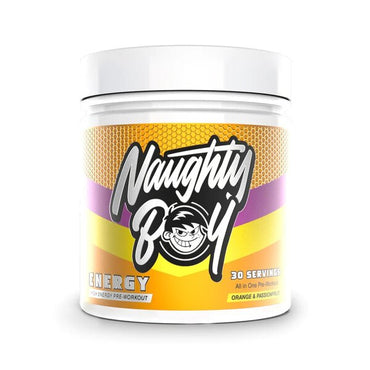 Naughty Boy, Energie, Orange und Passionsfrucht – 390 g