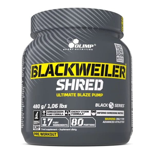 Olimp Nutrition, Blackweiler Shred, Exotic Orange - 480g