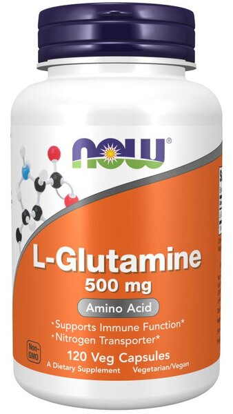 NOW Foods, L-Glutamine, 500mg - 120 vcaps