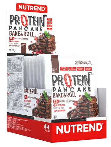 Nutrend, Protein-Pfannkuchen, Schokoladen-Kakao – 10 x 50 g