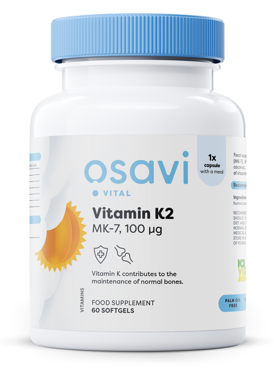 Osavi, Vitamin K2 MK-7, 100mcg - 60 softgels
