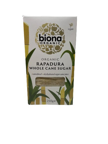 Biona Bio, Rapadura-Vollrohrzucker – 250 g