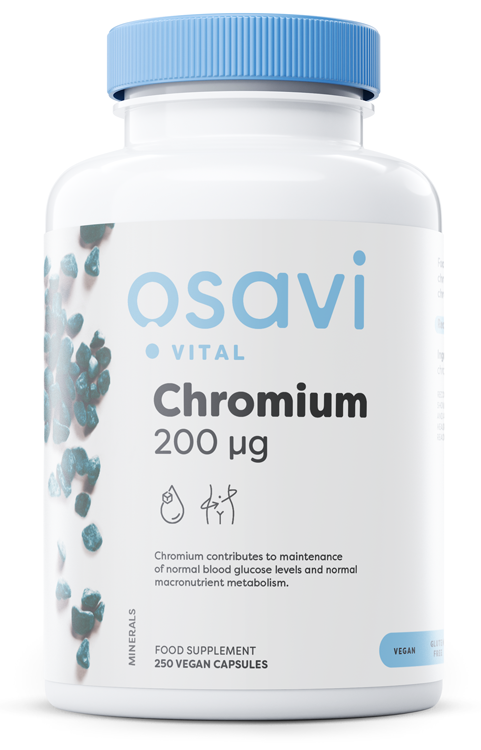 Osavi, Chroom, 200mcg - 250 veganistische capsules
