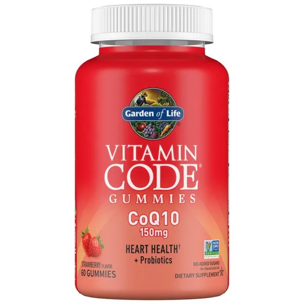 Garden of Life, Vitamin Code CoQ10 Gummies, Strawberry - 60 gummies