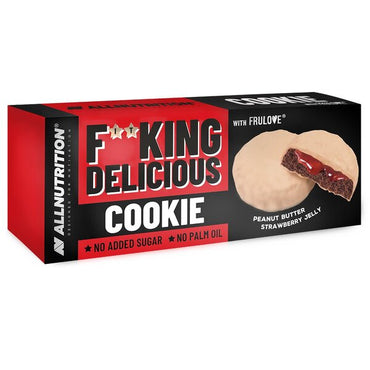 Allnutrition, Fitking Delicious Cookie, Peanut Butter Strawberry Jelly - 128g