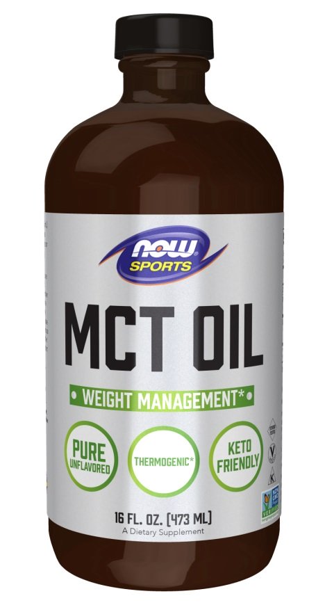NOW Foods, MCT Oil, Pure Liquid - 473 ml.