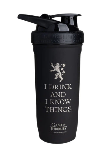 SmartShake, Reforce Stainless Steel - Game Of Thrones, I Drink and I Know Things - 900 ml.