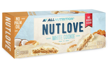 Allnutrition, Nutlove White Cookie, Caramel Peanut Coconut - 8 cookies