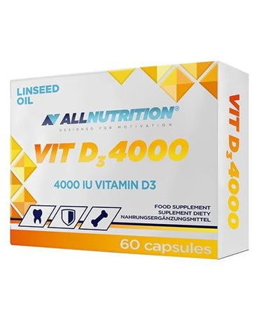 Allnutrition, Vit D3 4000, 4000 IU - 60 caps