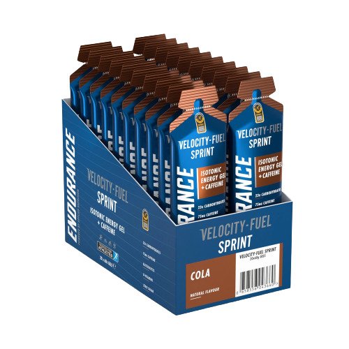 Applied Nutrition, Endurance Sprint Isotone Energiegel + Cafeïne, Cola - 20 x 60 g