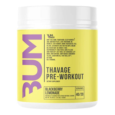 Raw Nutrition, Thavage Pre-Workout, Blackberry Lemonade - 520g