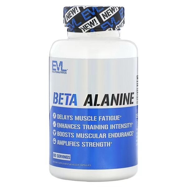 EVLution Nutrition, Beta-Alanine - 60 vcaps