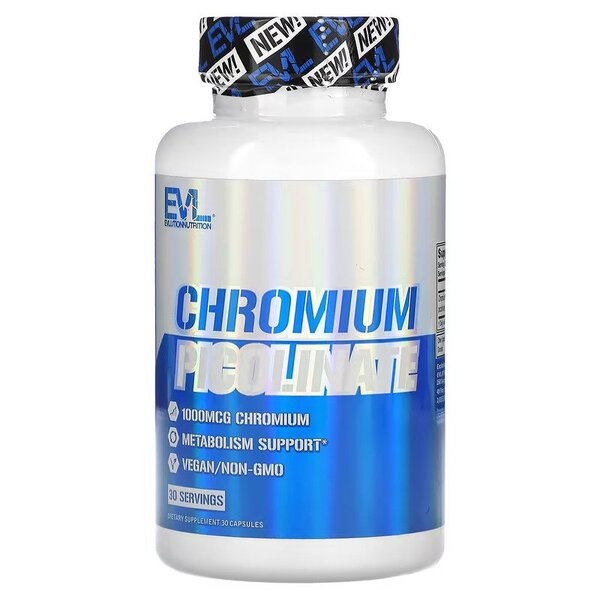 EVLution Nutrition, Chromium Picolinate - 30 caps