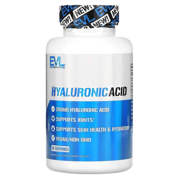 EVLution Nutrition, Hyaluronic Acid - 30 vcaps