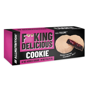 Allnutrition, Fitking Delicious Cookie, Peanut Butter Raspberry Jelly - 128g