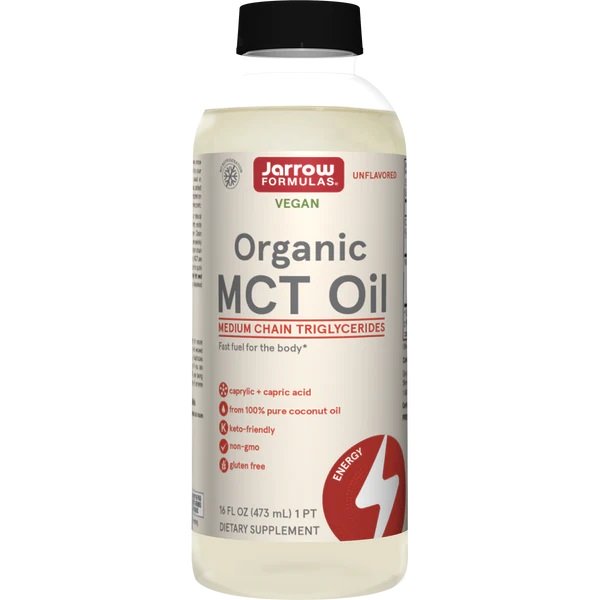 Jarrow Formulas, Organic MCT Oil, Unflavored - 473ml.