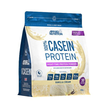 Applied Nutrition, 100% Casein Protein, Vanilla Cream - 900g