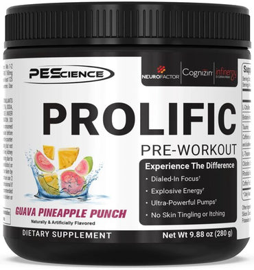 PEScience, Prolific, Guava Pineapple Punch - 280g