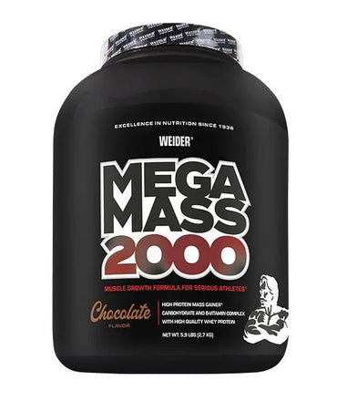 Weider, Mega Mass 2000, Chocolate - 2700g