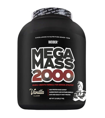 Weider, Mega Mass 2000, Vanilla - 2700g