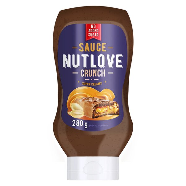 Allnutrition, Nutlove Sauce, Crunch - 280 ml.