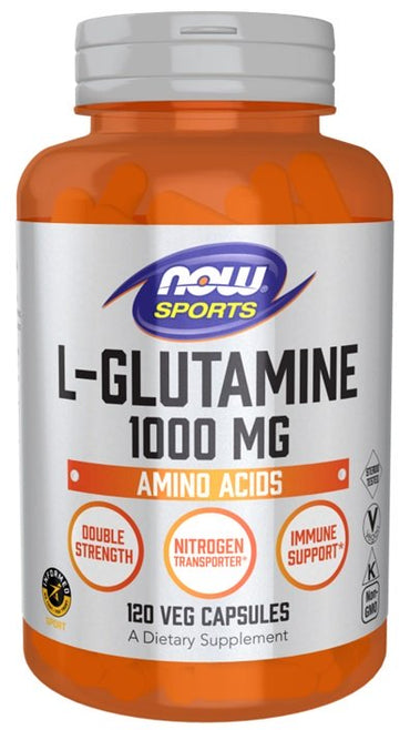 NOW Foods, L-Glutamine, 1000mg - 120 vcaps