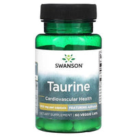 Swanson, Taurine, 500mg - 60 vcaps