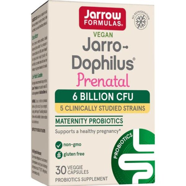 Jarrow Formulas, Jarro-Dophilus Prenatal, 6 Billion CFU - 30 vcaps