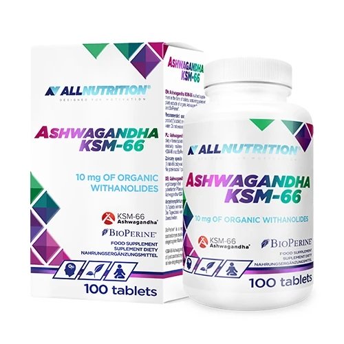 Allnutrition, Ashwagandha KSM-66 - 100 tablets