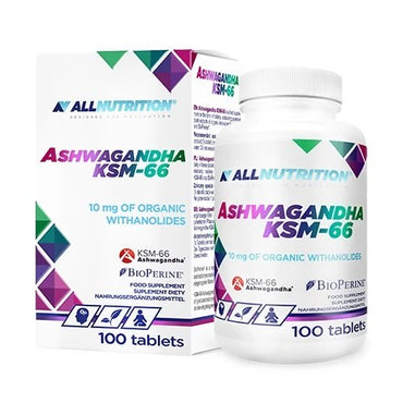 Allnutrition, Ashwagandha KSM-66 - 100 tabletek
