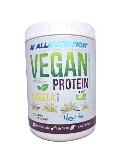 Allnutrition, Vegan Protein, Vanilla - 500g