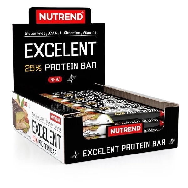 Nutrend, Excelent 25% Protein Bar, Strawberry Cake - 18 x 85g
