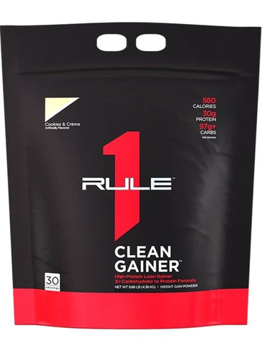 Rule One, R1 Clean Gainer, Cookies & Creme - 4380g