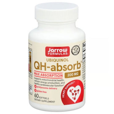 Jarrow Formulas, Ubiquinol QH-absorb, 200mg - 60 softgels